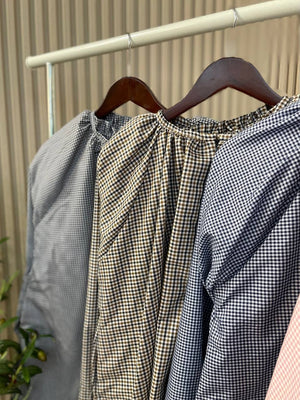 Daphne Checkered Skirt Set