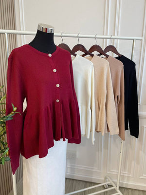 Peplum Knit Top