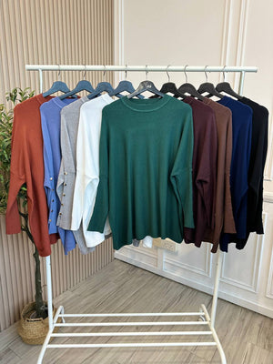 Raina Batwing Knit Top