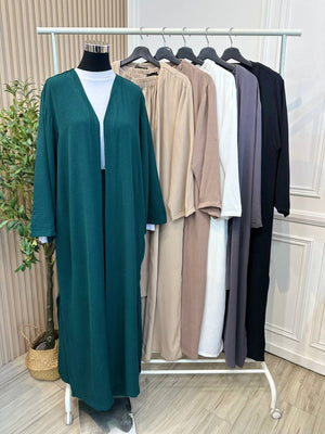 Long Cardi With Pants Set