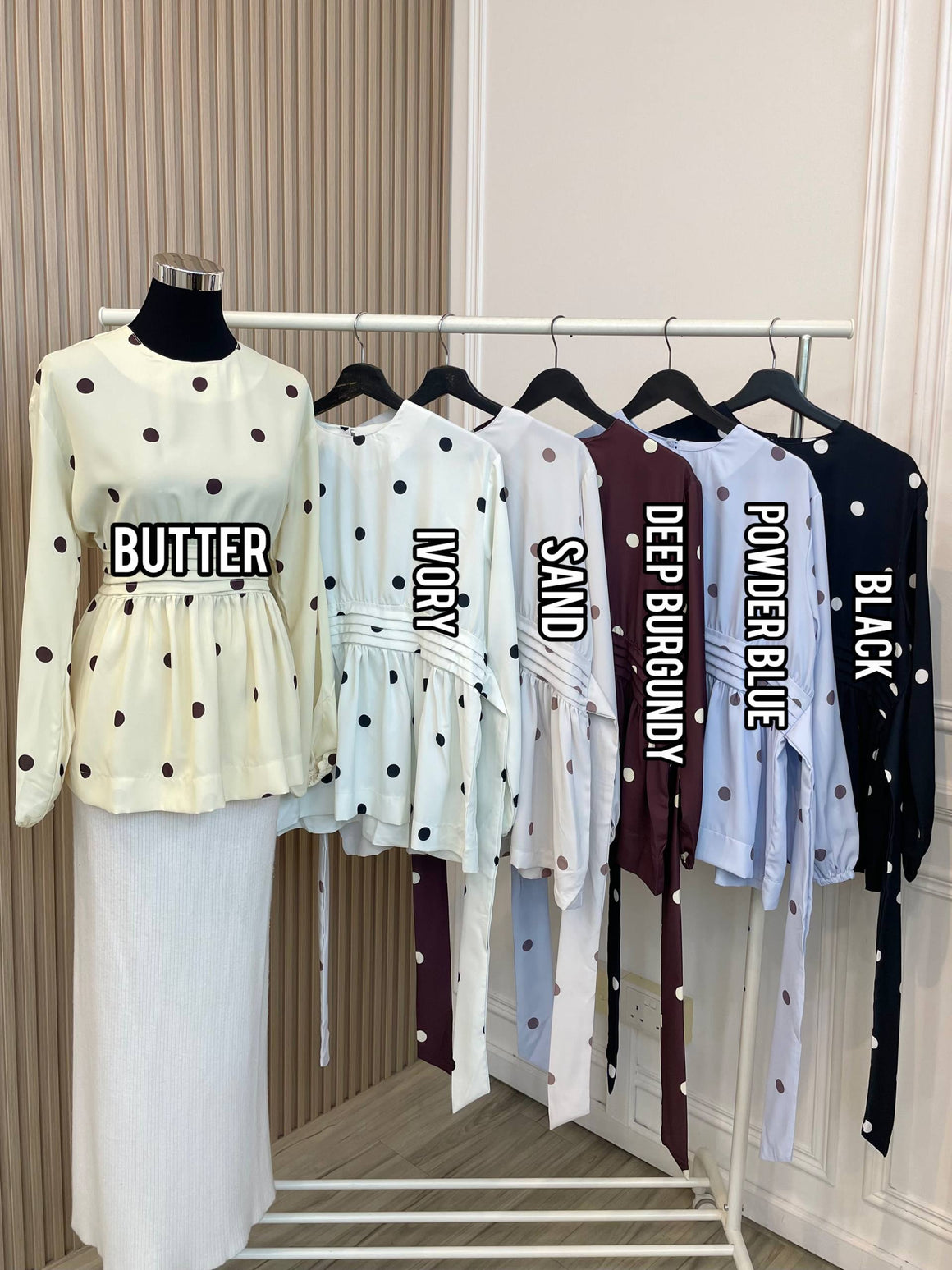 Breena Polka Blouse