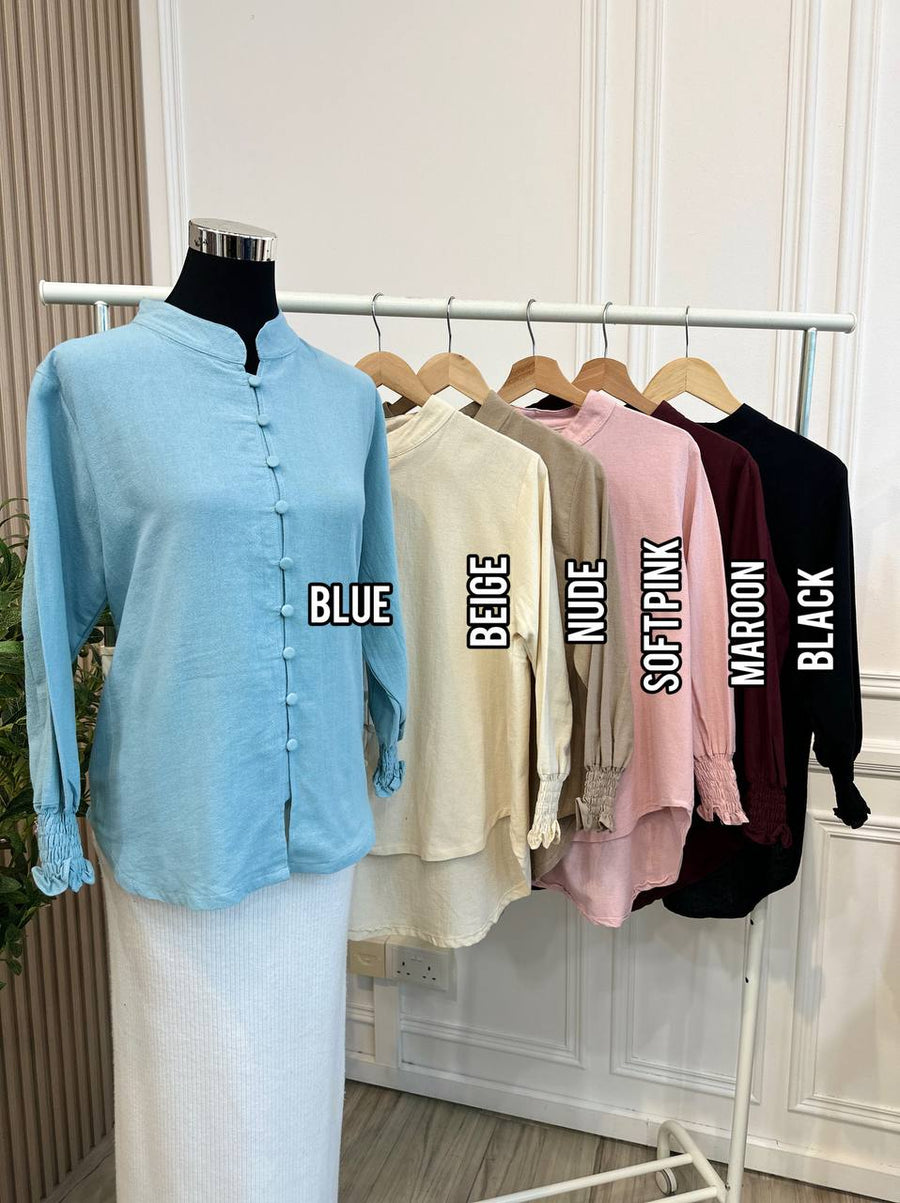 Kiara Linen Blouse