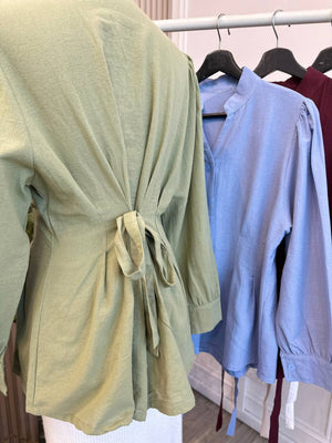 Waney Tie-Back Blouse