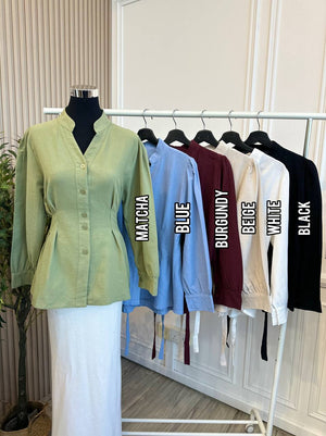 Waney Tie-Back Blouse