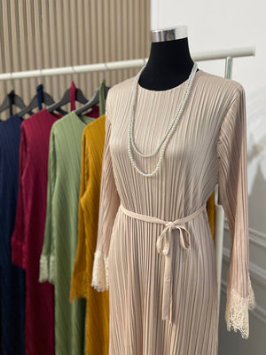 Eid25- Lutfiah Pleated Abaya