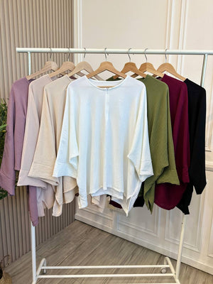 Eva Batwing Top