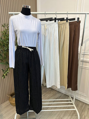 Stripe Basic Pants
