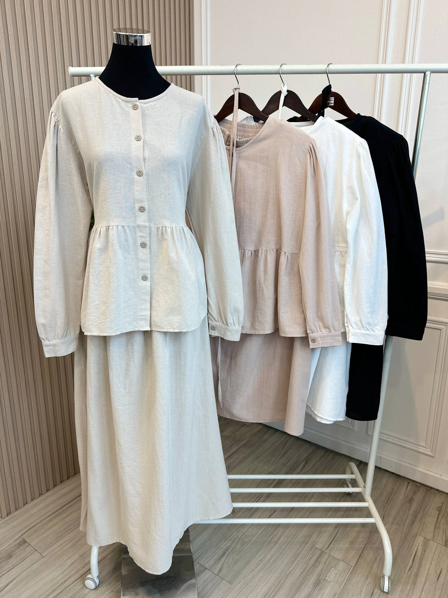 Qina Babydoll Skirt Set