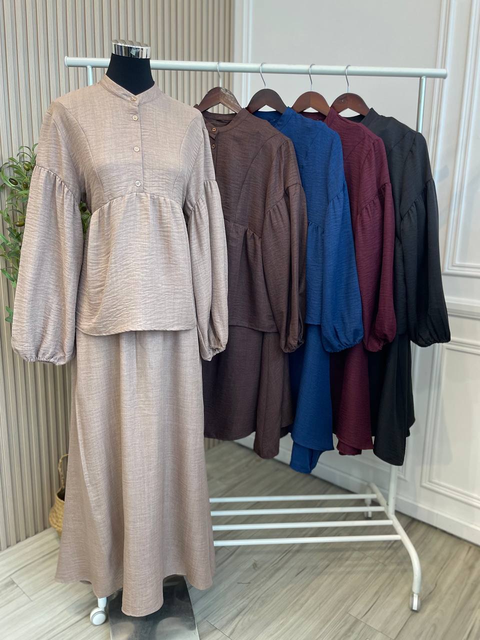 Eriqa Babydoll Skirt Set