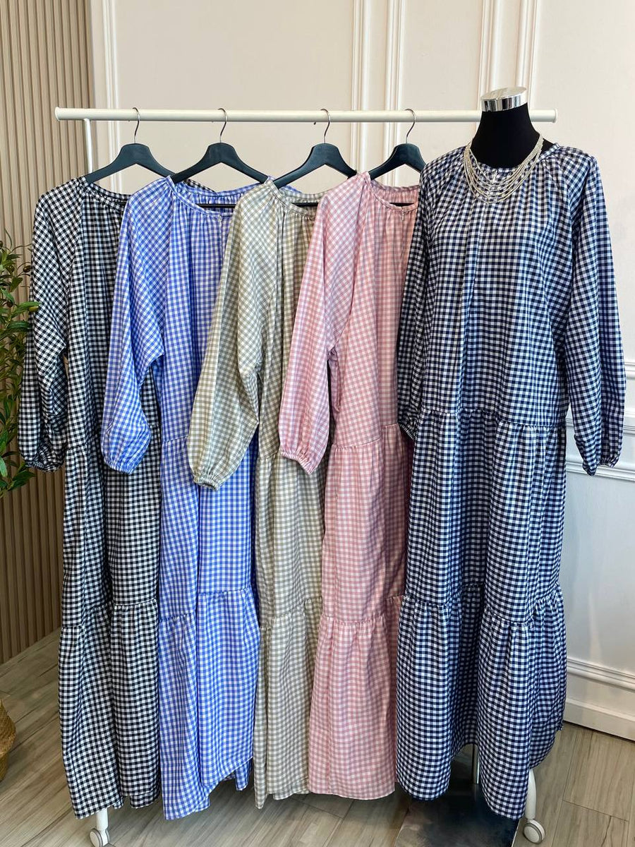 Nadine Checkered Dress