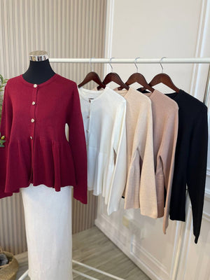 Peplum Knit Top