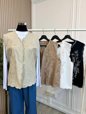 Tyqa Embroidery Vest