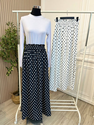 Polka Flare Skirt