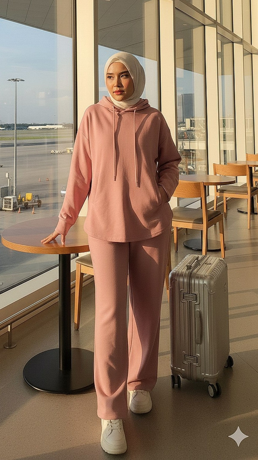 Sweater Hoodie Pant Set