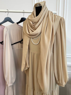 Risa Tiered Dress With Shawl (NLB Own Manufactured)
