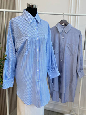 Oversize Stripe Blouse