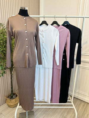 Grace Sleeveless Dress with Cardi
