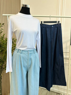 Nayli Wide Leg Denim Pants