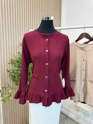 Ellie Ruffle Top