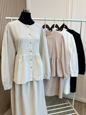 Qina Babydoll Skirt Set