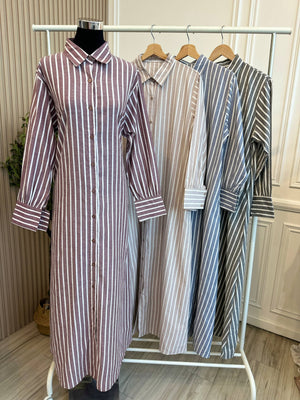 A-Line Stripe Dress (NLB Own Manufactured)