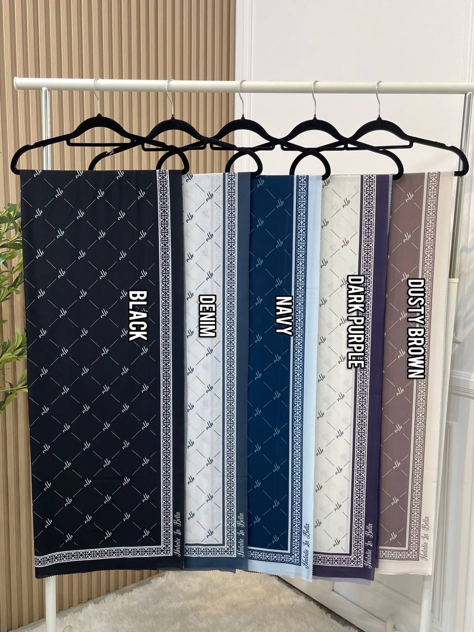 Monogram NLB Long Shawl (NLB self manufactured)