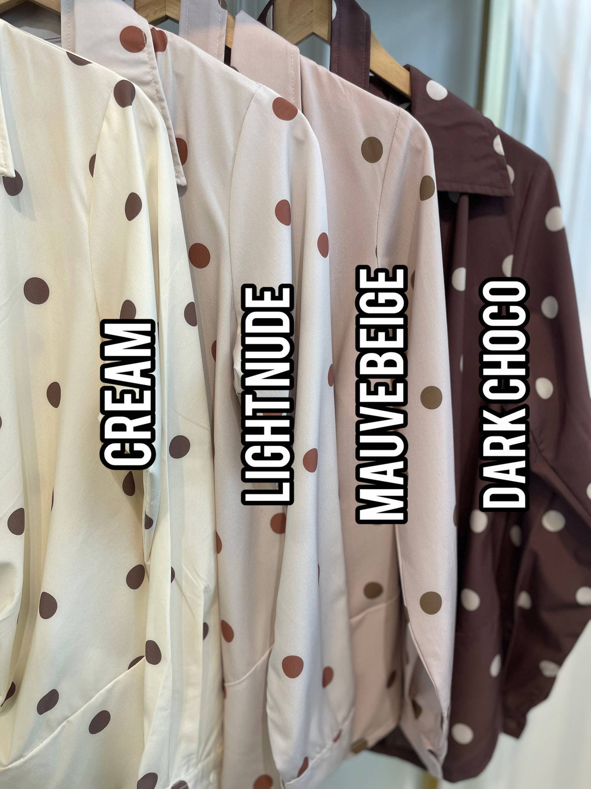 Polka Wrap Blouse