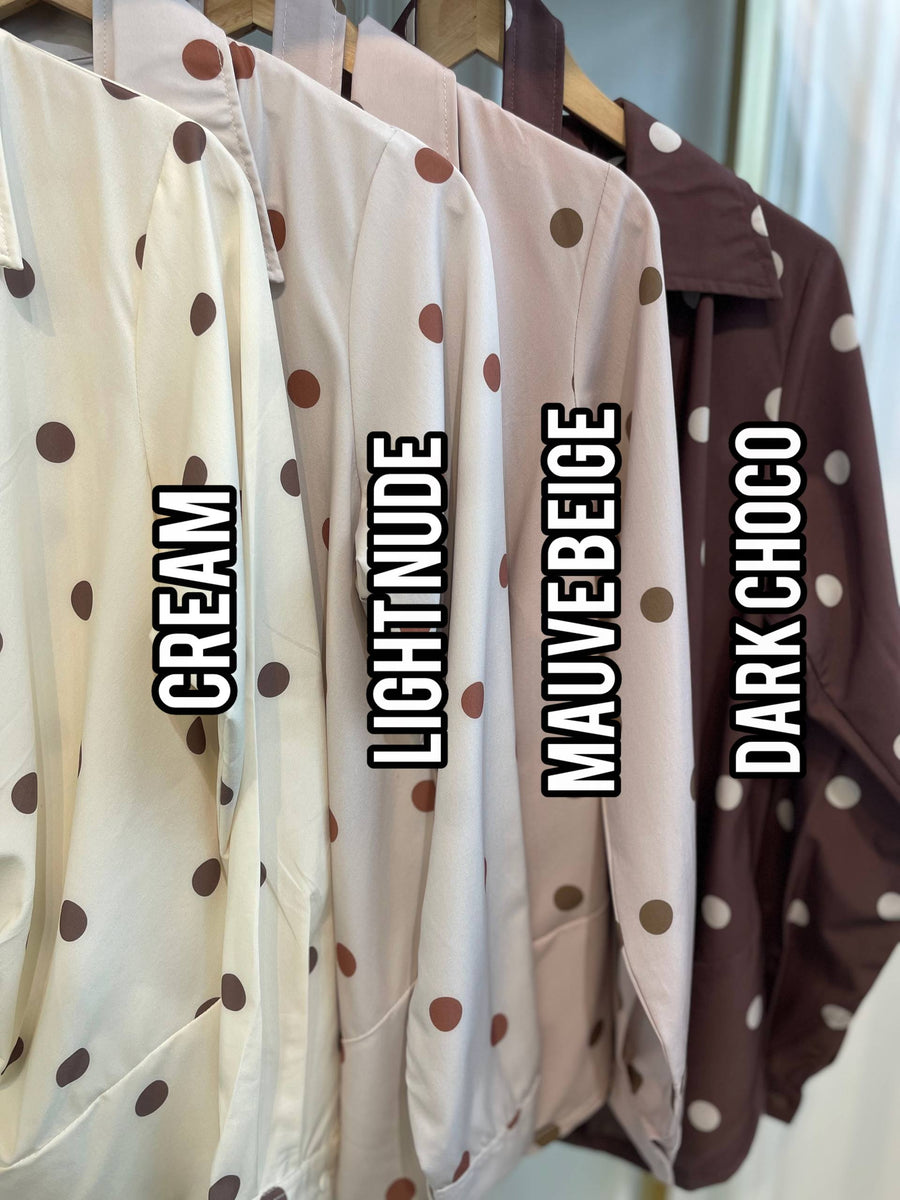 Polka Wrap Blouse