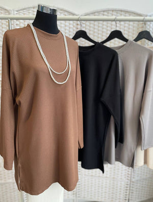 Esther Basic Waffle Top