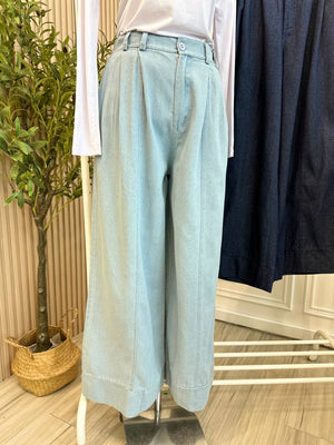 Nayli Wide Leg Denim Pants