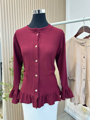 Ellie Ruffle Top
