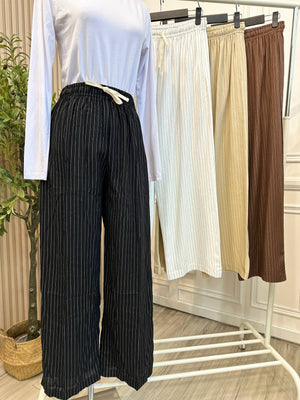 Stripe Basic Pants