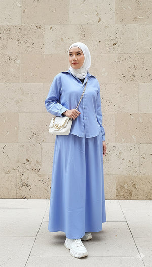 Sheena Denim Skirt Set