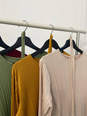 Eid25- Lutfiah Pleated Abaya