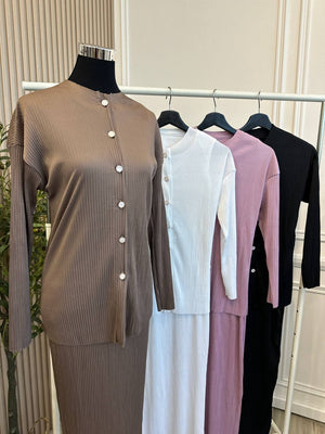 Grace Sleeveless Dress with Cardi