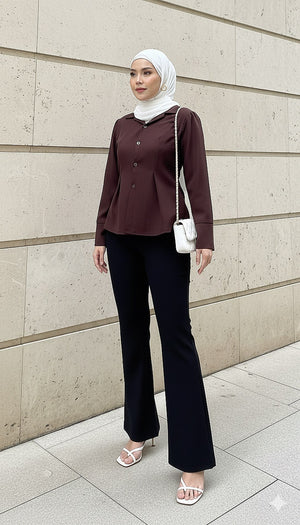Wawa Tie-Back Blouse