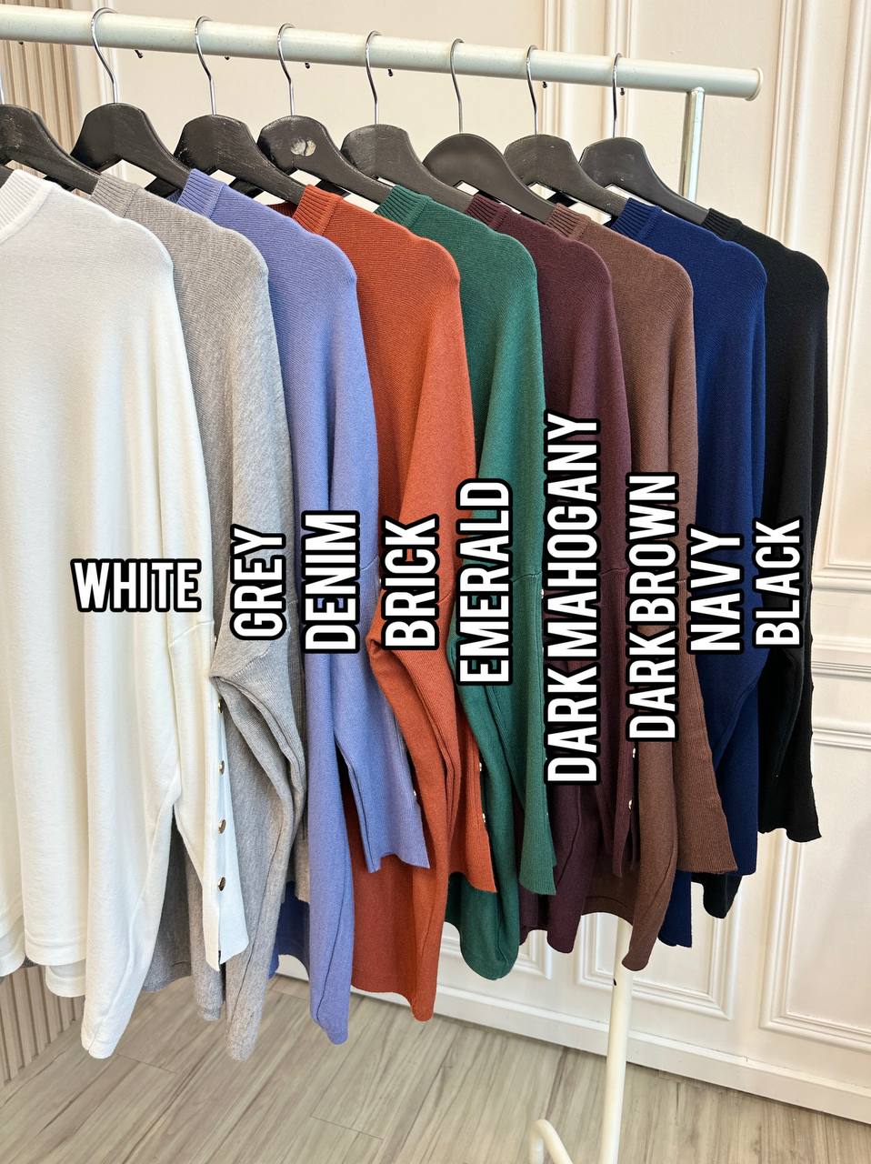 Raina Batwing Knit Top