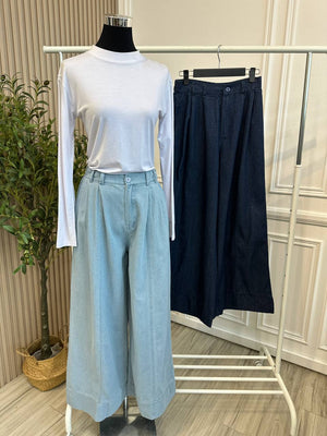 Nayli Wide Leg Denim Pants