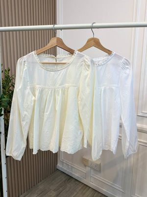 Leah Embroidery Blouse