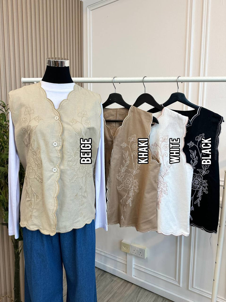 Tyqa Embroidery Vest