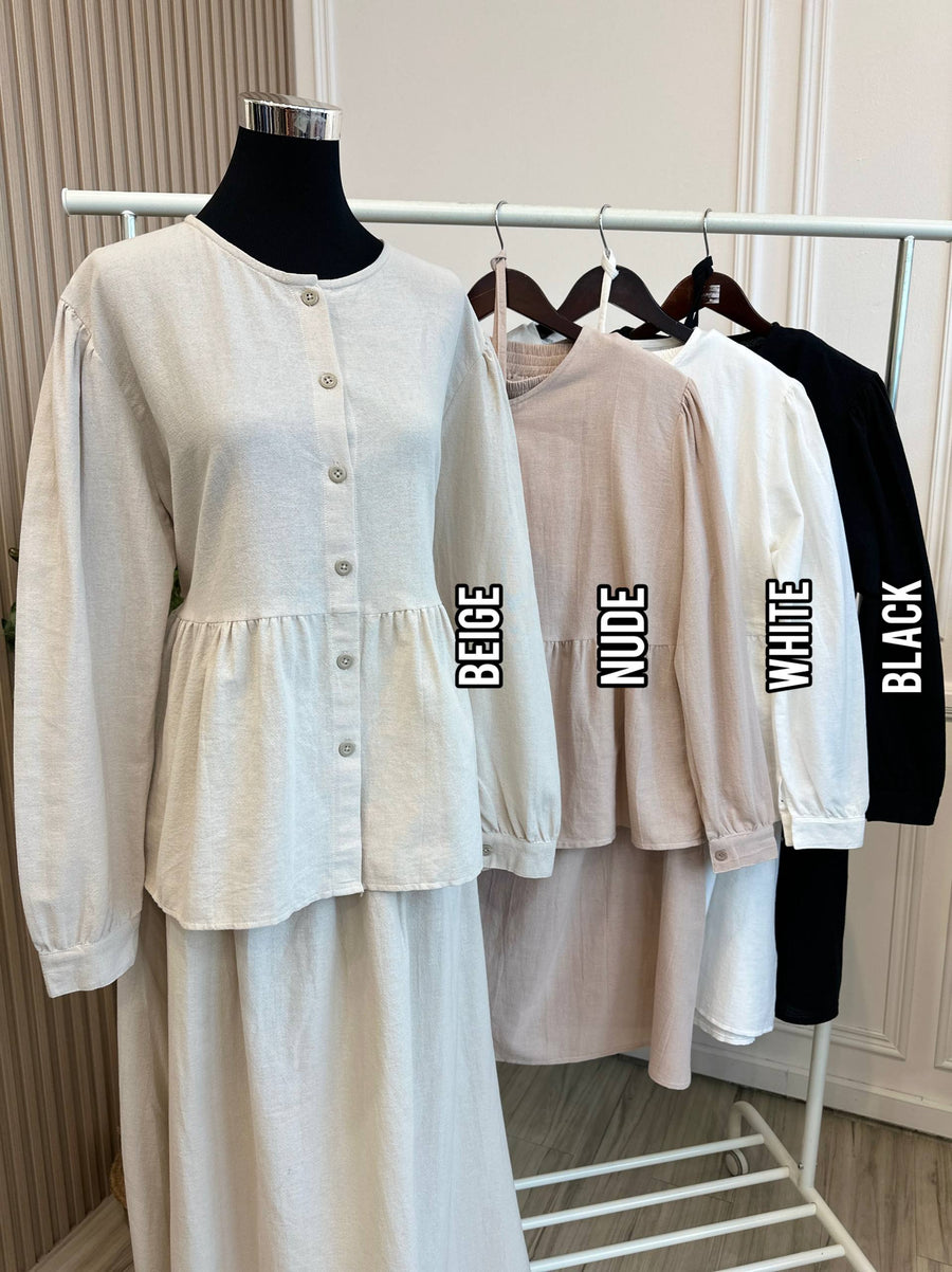 Qina Babydoll Skirt Set