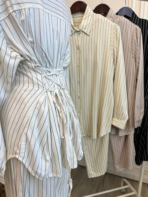 Belle Stripe Pant Set