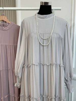 Aluna Tiered Dress Set (comes with bawal)