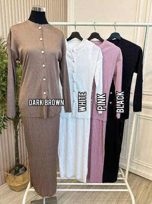 Grace Sleeveless Dress with Cardi