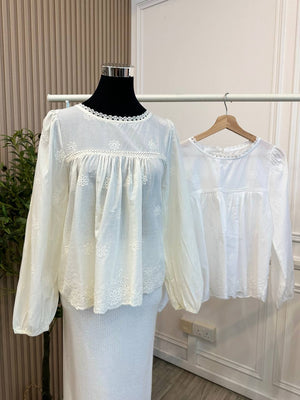 Leah Embroidery Blouse