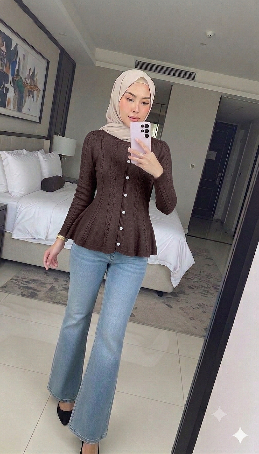 Germaine Peplum Top