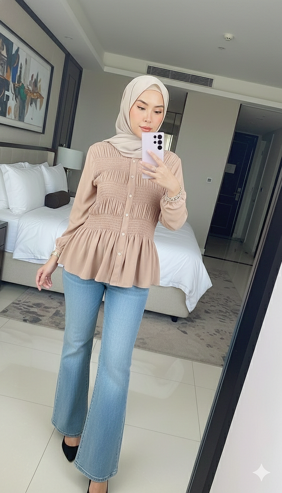 Fiona Smock Blouse (NLB Own Manufactured)