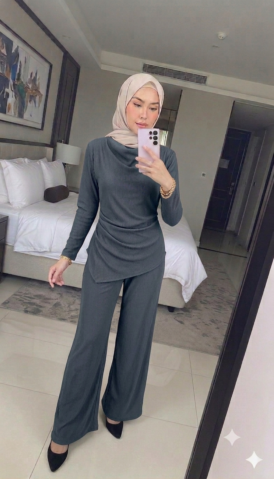 Sheena Ruched Pant Set
