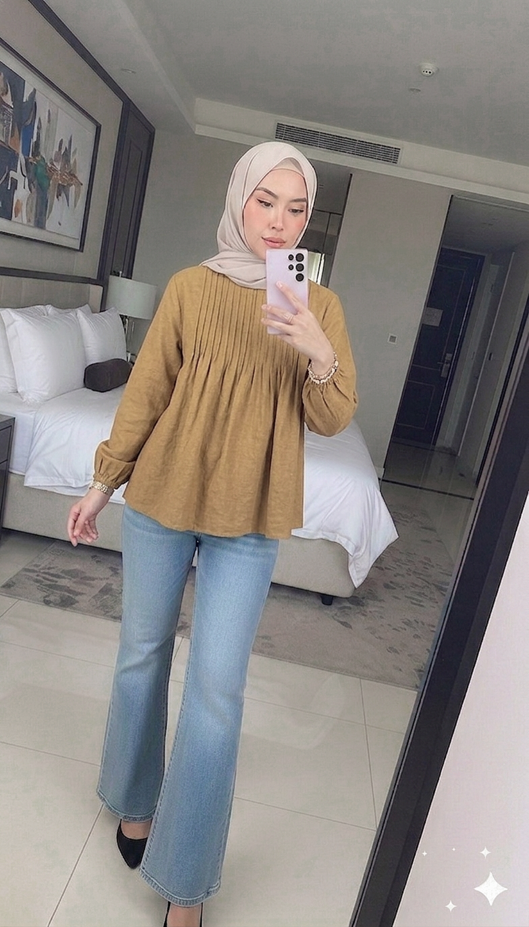 Yuni Pleats Top