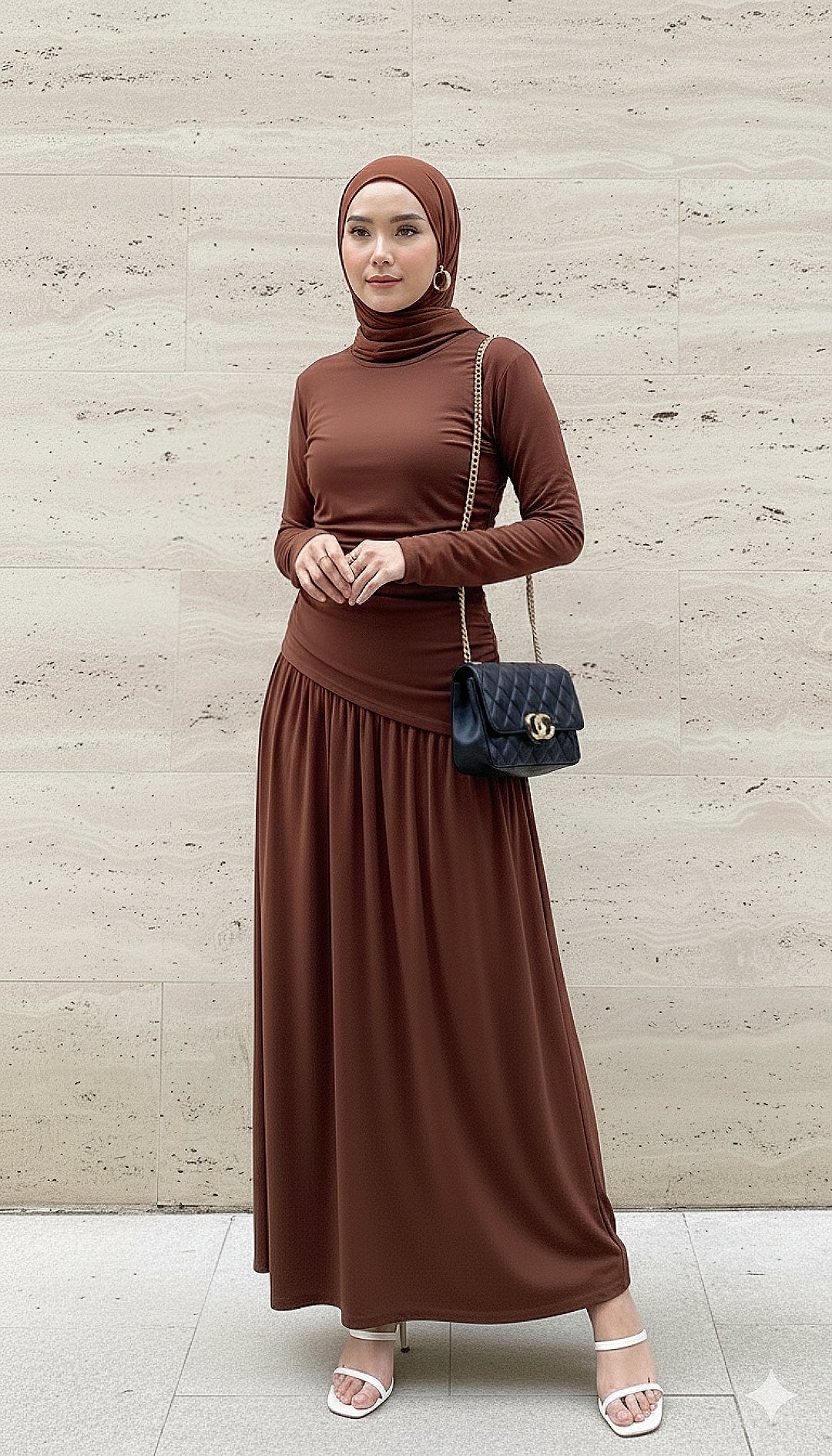 [Back Order] - Aria Ruched Dress (NLB Own Manufactured) - Item arriving on 14th October